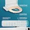 Bidetmate 1000 Series Bidet Seat, Panel Control, Elongated, White BM-1000P-E - alternate 3